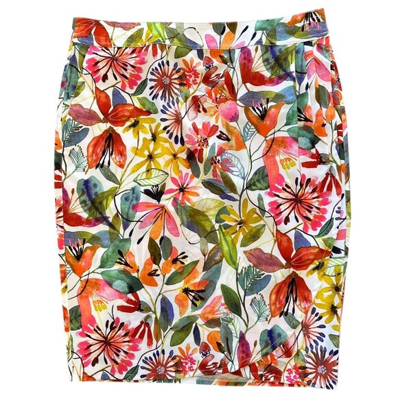 NEW RipSkirt Hawaii Multicolor Floral Wrap Skirt – Size XL - Picture 1 of 7
